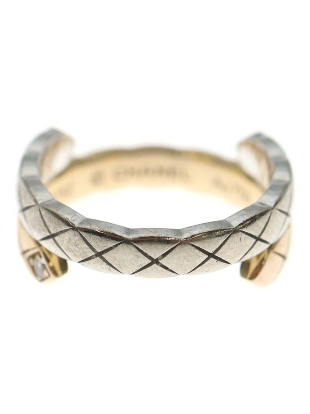 Chanel Coco Crush Diamond Ring Gold 46 - Picture 5 of 8